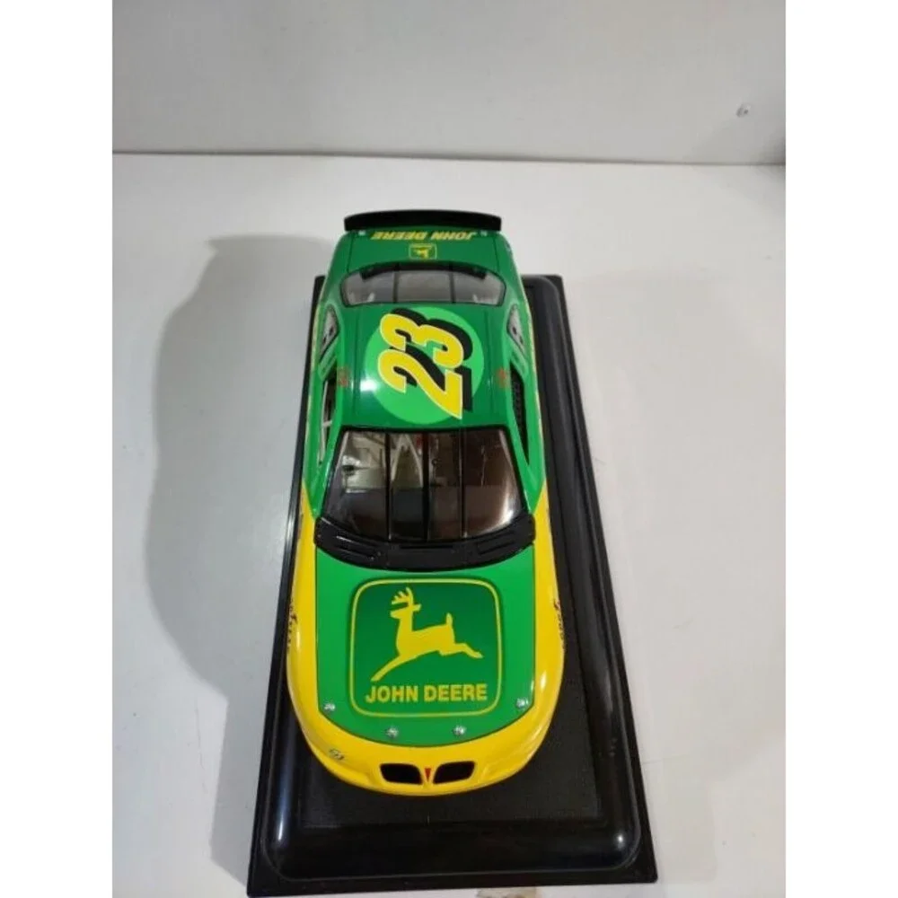 Ertl 1:18 Die Cast 1996 John Deere 23 Pontiac Grand Prix NASCAR Stock Car w/Case